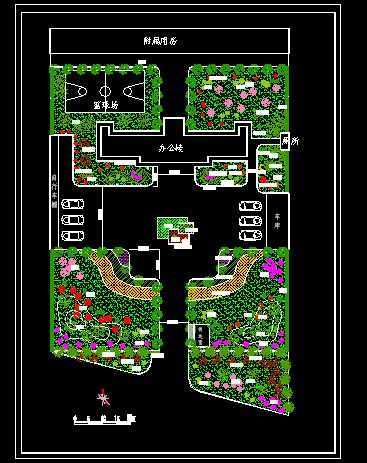 單位庭院綠化設(shè)計(jì)圖免費(fèi)下載與園林綠化工程施工指南
